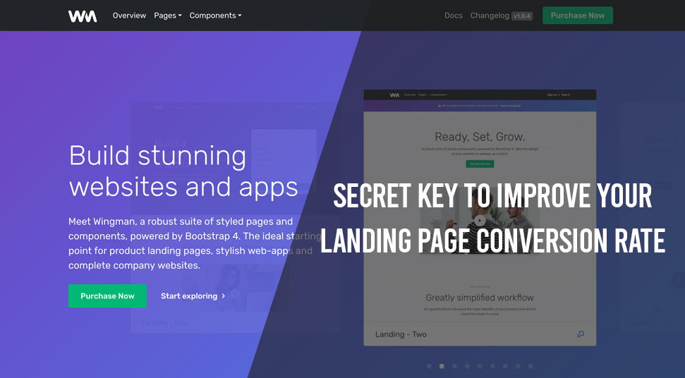 improve landing page conversion rate