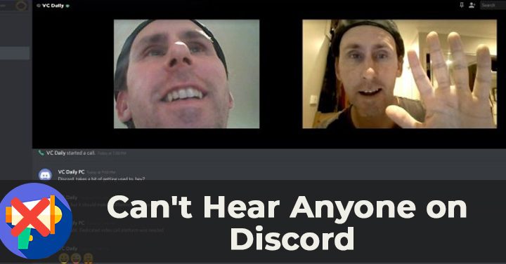 discord can't hear anyone