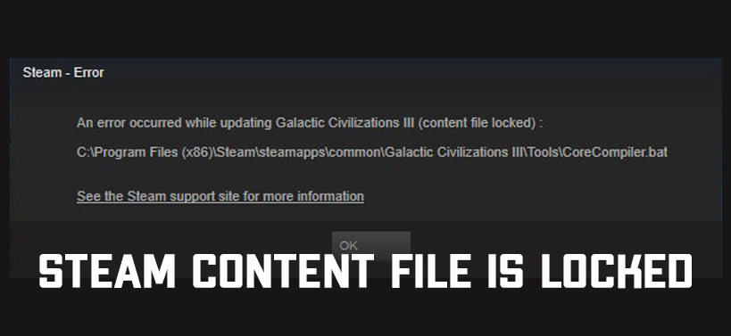 steam content file locked