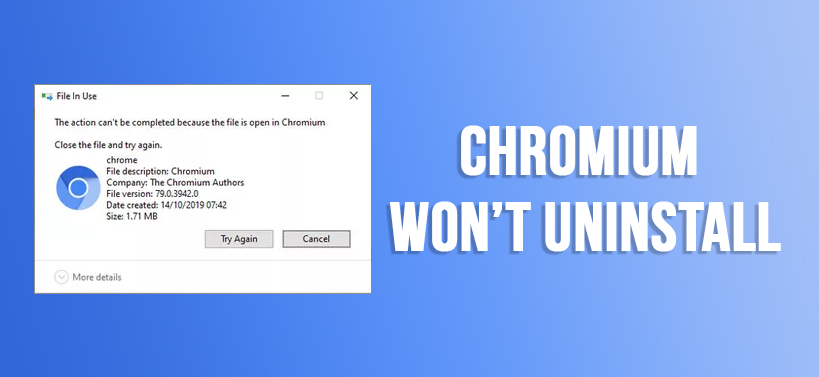 how to uninstall chromium