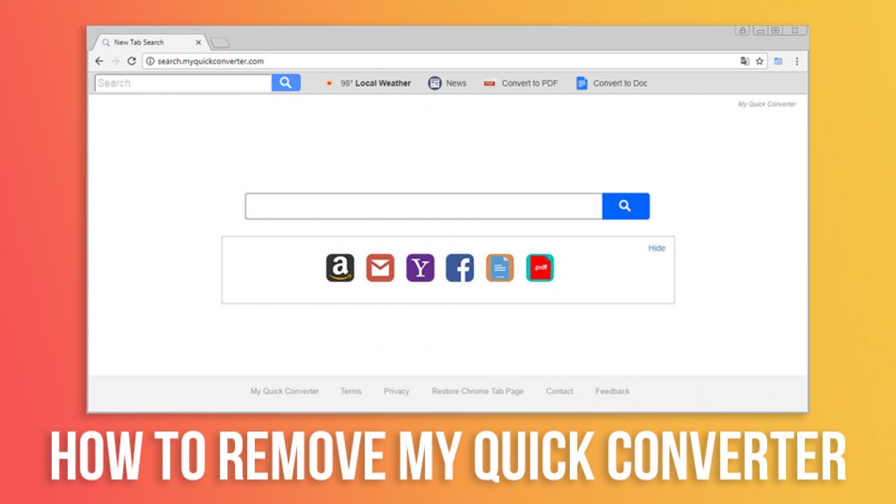 how to remove my quick converter toolbar from chromebook how to remove my quick converter toolbar from chromebook