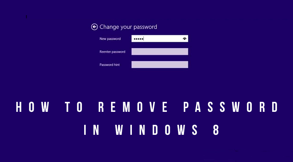 window 8 remove password