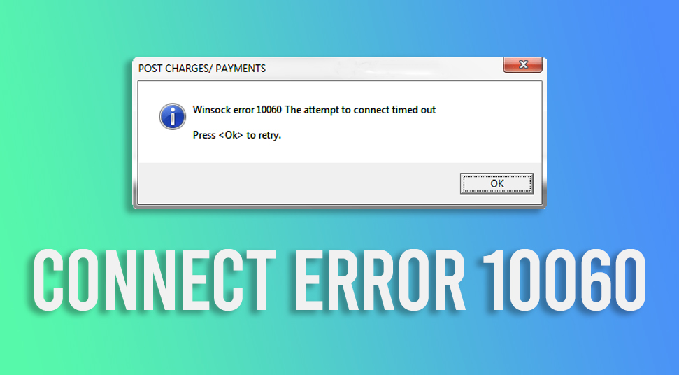 connect error 10060