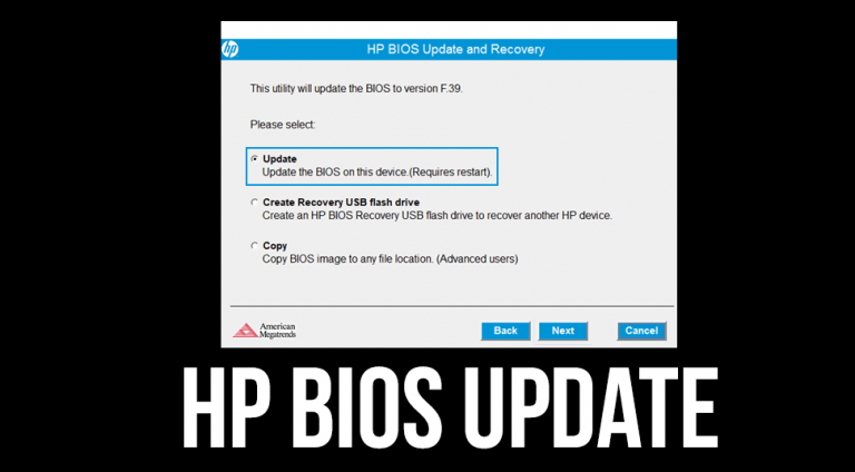 HP Bios Update: How to Install HP Pavilion Bios Update