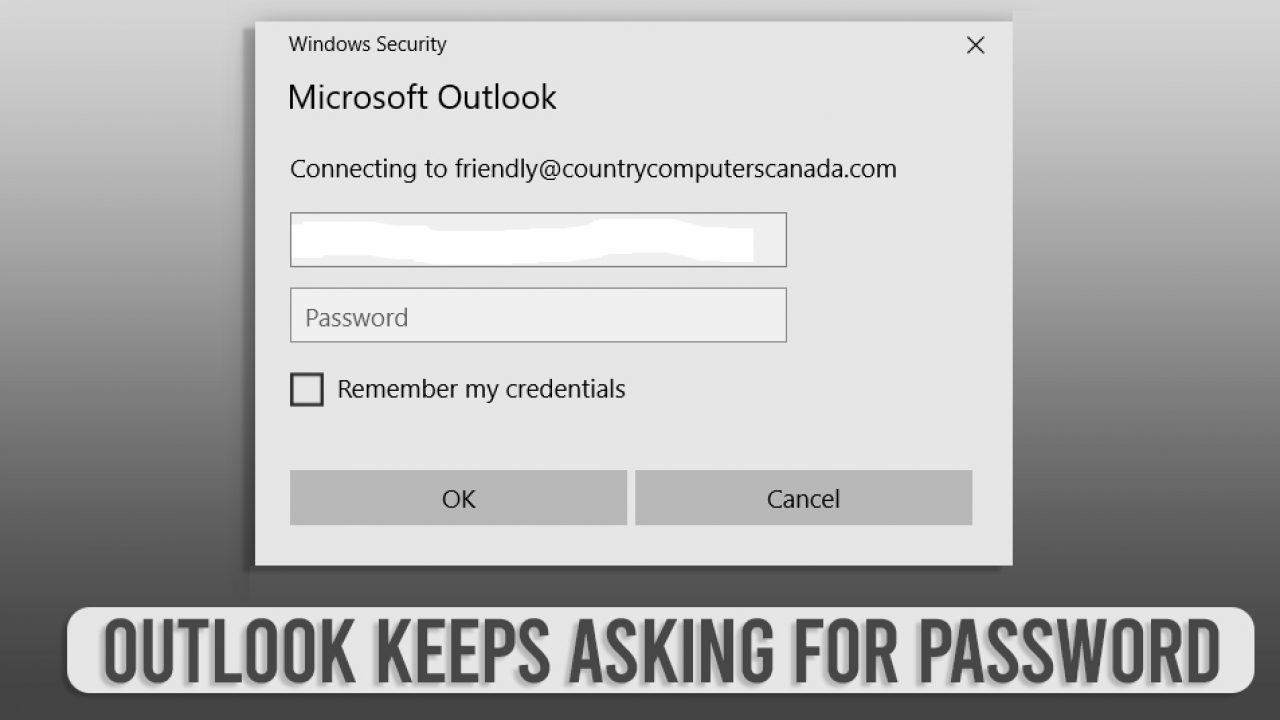 outlook for mac 2011 asking for password