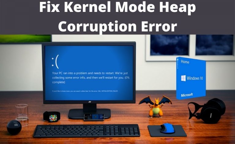 Код остановки kernel mode heap corruption