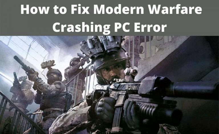 why-is-modern-warfare-crashing-how-can-you-solve-this