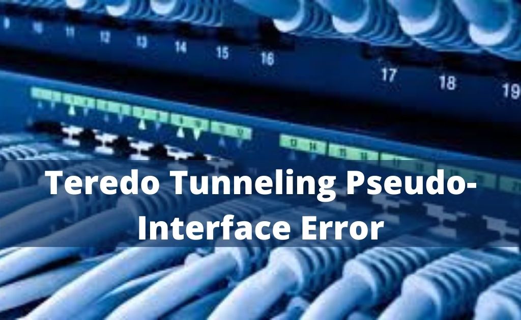 teredo tunneling pseudo-interface