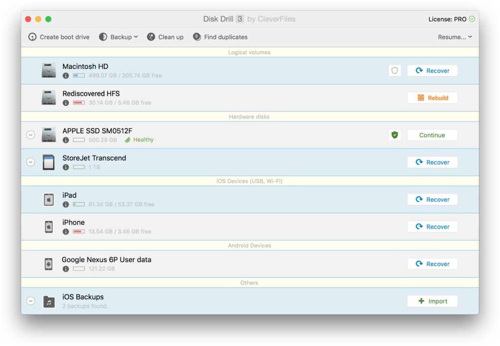 disk drill data recovery