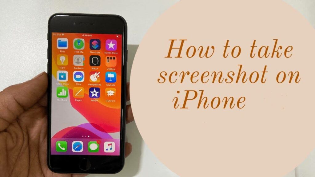 How to take screenshot in iPhone