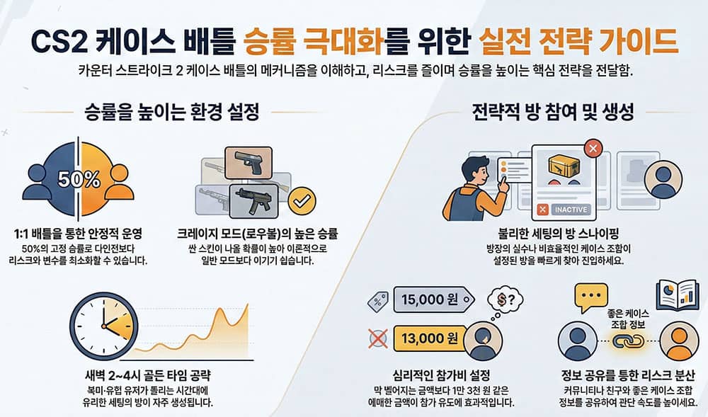CS2 케이스 배틀 틈새 공략법