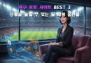 최고의 축구 토토사이트 BEST 3