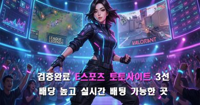 E스포츠 토토사이트 TOP3