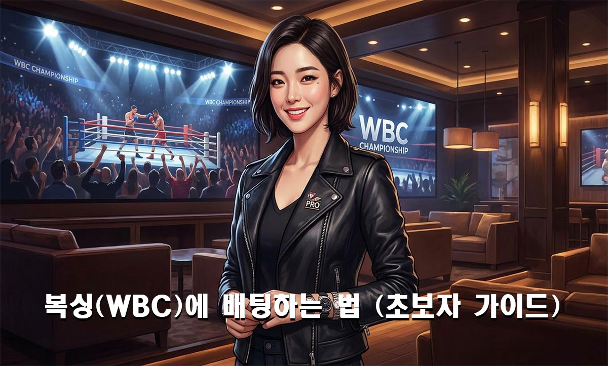 복싱(WBC)에 배팅하는 법